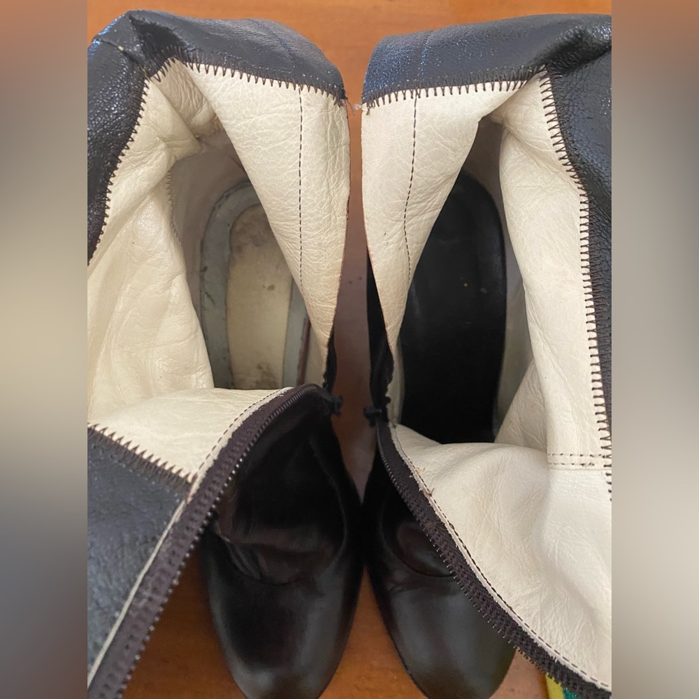 Rare Vintage Marc Jacobs Round Toe Boots SZ 7 - Picture 11 of 13